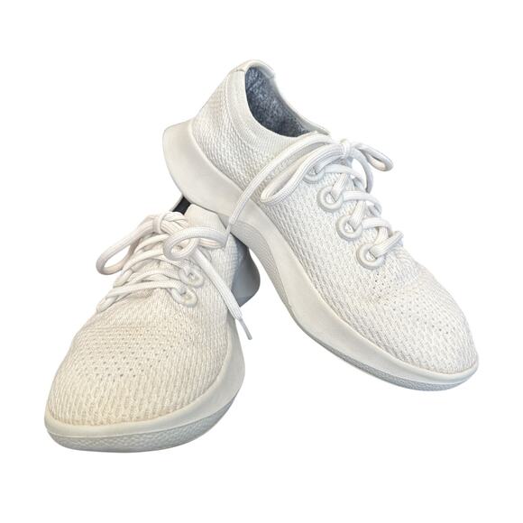 allbirds Shoes - Allbirds Tree Dasher White Performance Running Shoes Size 9 Women’s